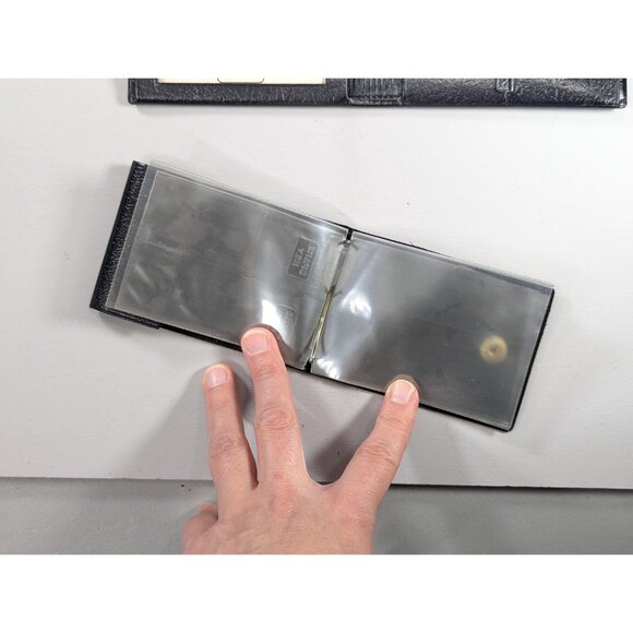 New Old Stock BUXTON Black leather bifold wallet, East India Calf leather wallet - Picture 9 of 16